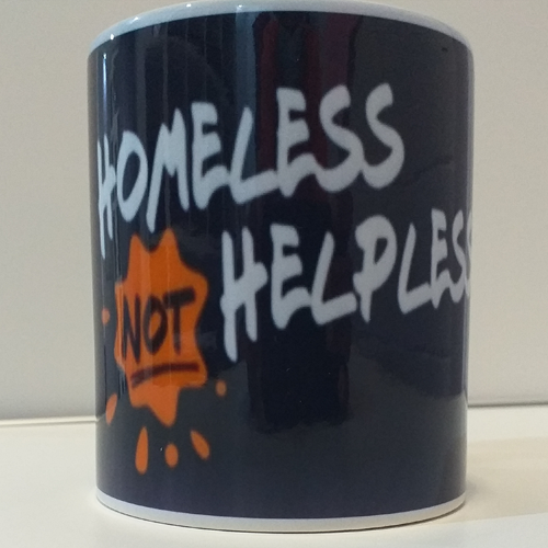 Homeless not Helpless Mug